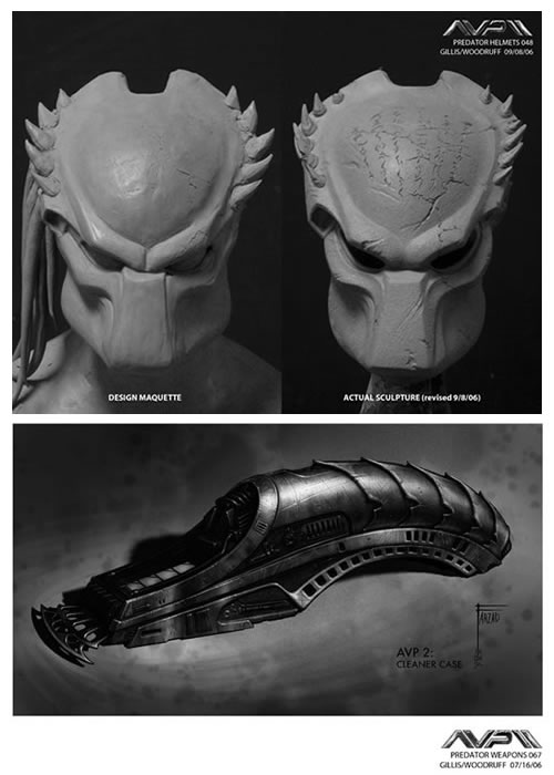 Maqueta modelo y arte conceptual de AVPR